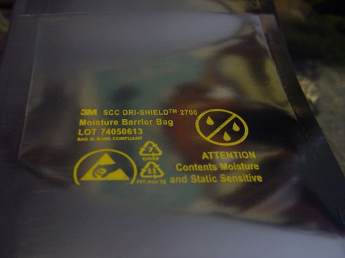 5 x 8 Dri-Shield Moisture Barrier Bags- Static Shielding, Heat Seal (Qty 300)