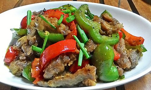 Thai Famous Cuisine Stir Fried Beef in Oyster Sauce Recipe Free Shipping