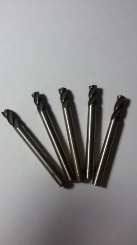 5pcs Red-hard rapid-machining steel end mill for roughing cut D4 - 4Flutes 43mm
