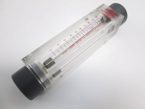 King instrument flow meter, 1-10 gpm, 1&#034;npt, liquid - sp.gr.1.0 for sale