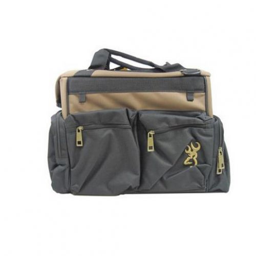 Browning hidalgo range bag 14&#034;x8&#034;x11&#034; nylon black/clay 121041891 for sale