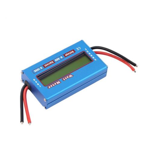 LCD Display Watt Meter Battery Balance Power Voltage Checker Analyzer Blue OE