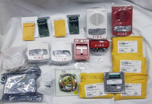 Lot of 17 simplex fire alarm strobes 4905-9533ca 4906-9103 4006-9805 4906-9153 + for sale