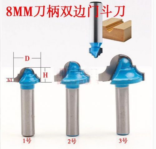 1piece 8mm door double line endmill wood working tools no.3  26.98mm for sale