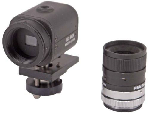 Watec LCL-902K 1/2&#034; CCTV B/W Video Camera CCD w/Pentax 16mm f1:14 TV Lens
