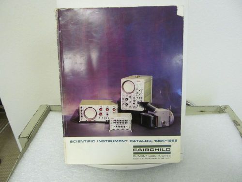 Fairchild scientific instrument catalog...1964-1965 for sale