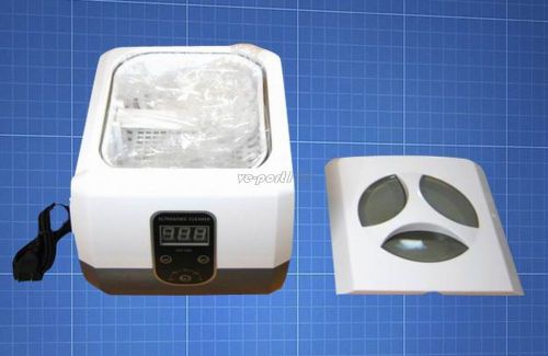 1pc vgt-1200 jewellery tattoo glasses ultrasonic cleaner timer 1.3l v-e-p for sale