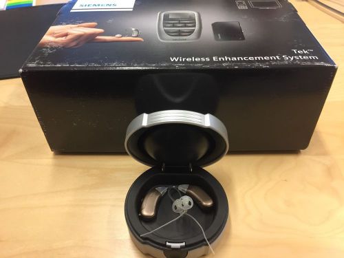 Siemens life 500 hearing aids + tek remote control for sale