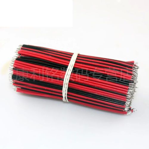 100pcs 22 AWG 2 Pin Red &amp; Black Wire Cable Cord for LED Strip Light RC DIY 10cm