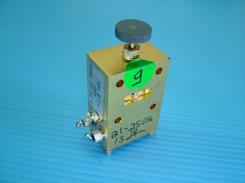 Gunn Oscillator 21 - 25GHz 13dBm WR42 Waveguide With Tune #9 P5000535