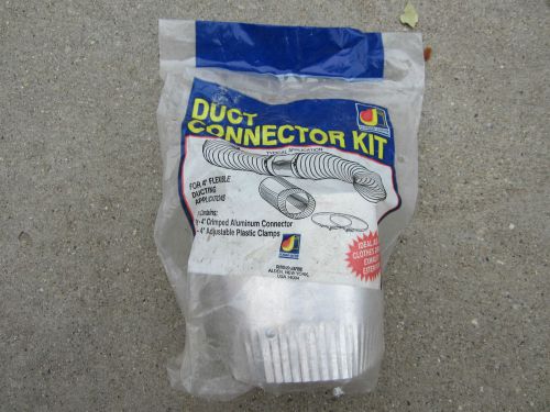 4&#034; flexible duct connector kit, free shipping!! for sale