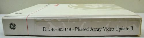 GE Medical Phased Array Video Update II Dir 46-305148 Instructional Video