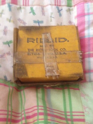 Ridgid One Set No. 141-2 1/2&#034; To 4&#034; Dies High Speed