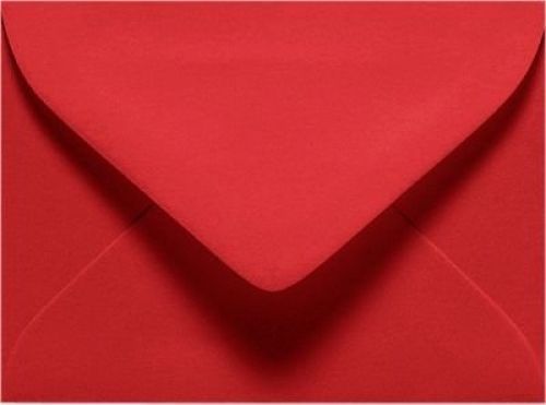 #17 Mini Gift Card Envelopes (2 11/16 x 3 11/16) - Ruby Red (250 Qty.)
