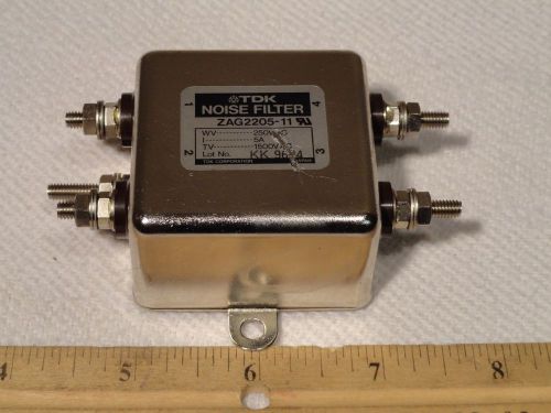 TDK ZAG2205-11 Noise Filter 250VAC 5A AMP
