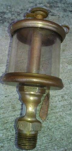 The D.T. Williams Valve Co. No.2  TARRANT Brass Drip oiler  Hit &amp; Miss engine