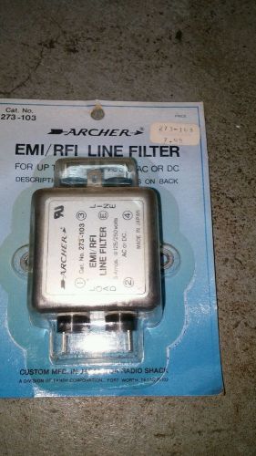 Archer  Radio Shack  EMI/RFI line filter