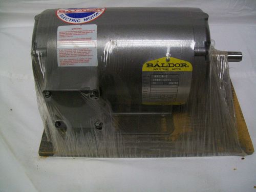 Baldor Industrial Motor M3116-5 1 H.P 575 Volts 1725 RPMs 1.6 Amps 3 Phase 60 Hz