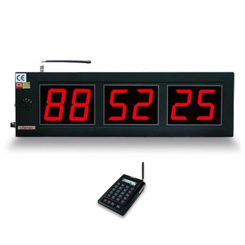 Linkman food courts industrial sector calling system numeric 2 digit x3  korea for sale