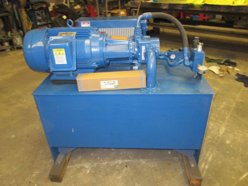 10 hp 1500psi advanced fluid systems hydraulic pump unit for sale