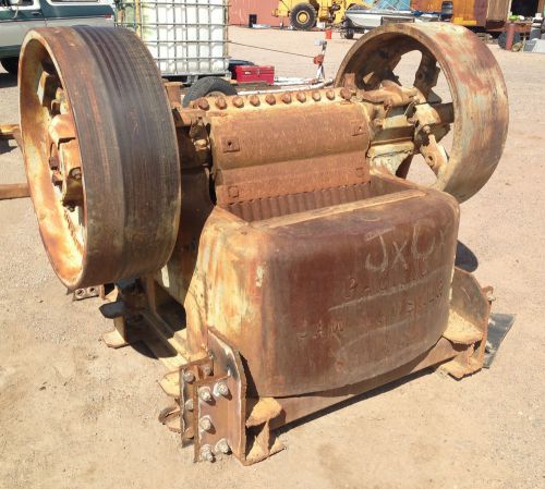 PACIFIC JAW CRUSHER 15 BY 36 BABBIT BEARING WITH 40 HP ELECTRIC MOTOR