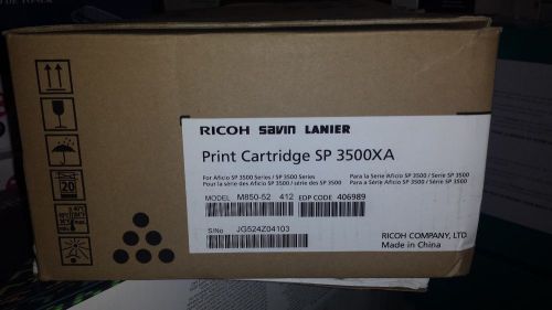 GENUINE NEW RICOH SP 3500XA M850-52 406989  M85052 SP3500XA Print Cartridge