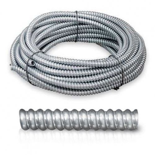 100&#039; feet greenfield flexible metal conduit 3/4&#034; electrical protective cover for sale