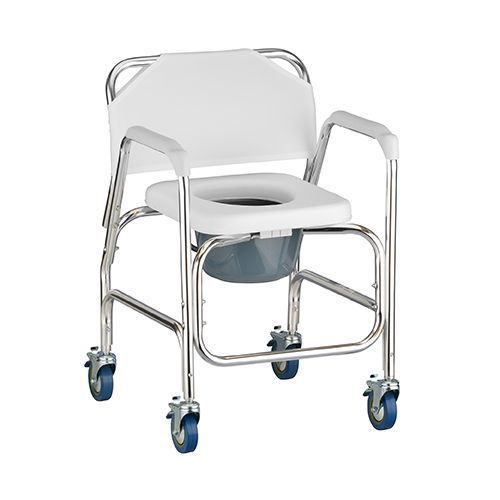 Shower Chair and Commode W/Wheels, Free Shipping, No Tax, #8800