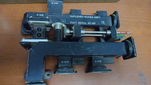 Budd Stanley Waveguide Device Duplexer 604313 Ass&#039;y Fact Serial No 403