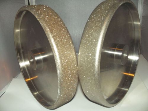 Baldor cbn tool sharpening wheels (8&#034; diameter)  220 grit and 80 grit 3/4 arbor for sale