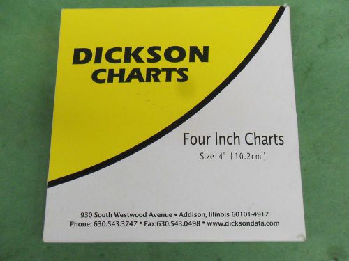 Lot Of 60 DICKSON Circular 7 Day Recording Paper Charts 4&#034; NEW