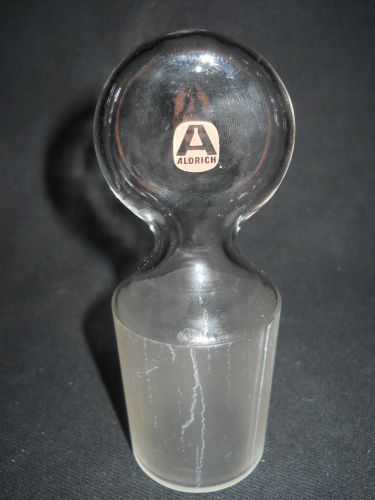 Aldrich 45/50 joint hollow glass pennyhead stopper, closed bottom for sale