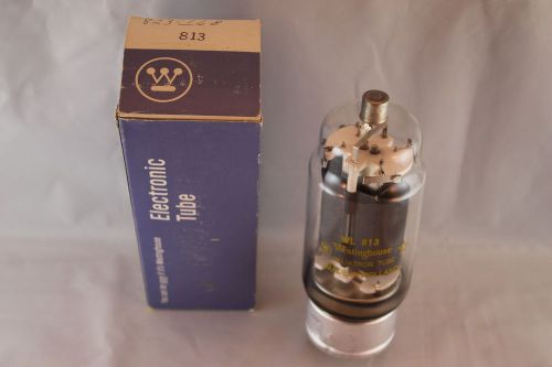 1 NIB Amperex Holland Westinghouse 813 Transmitting Tube Tested &amp; Guaranteed