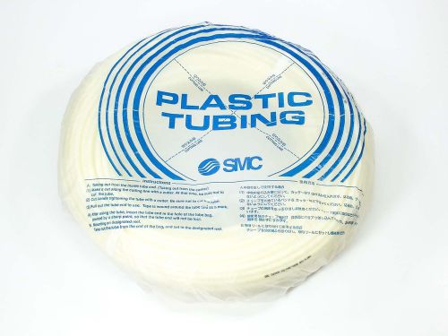 Smc polyurethane tubing 100&#039; od: 8mm id: 5mm white new nos tu0805w-100 for sale