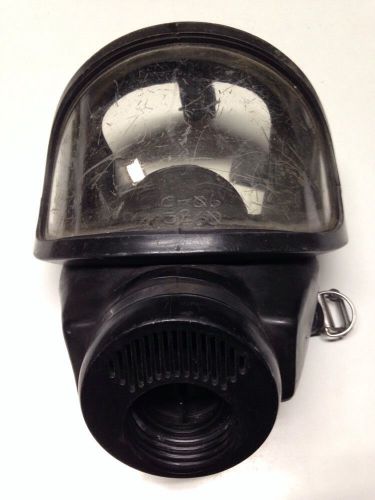 MSA FULL FACE GAS MASK MEDIUM SIZE MILITARY RIOT CONTROL DOOMSDAY