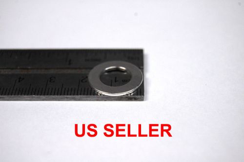 x2 N35 Silver Plated 17x10x1mm Neodymium Rare-Earth Ring Magnet