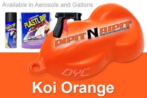 Performix Plasti Dip 4 Pack Spray Cans Koi Orange Plasti Dip with Spray Trigger