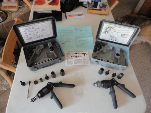 Lot of 2. 1 each. FSI D-100-1, D-180 Tool Blind Fastener Install Kits