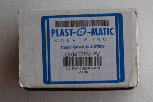 Plast-O-Matic RVT075V-PV  3/4&#034; Check Valve PVC
