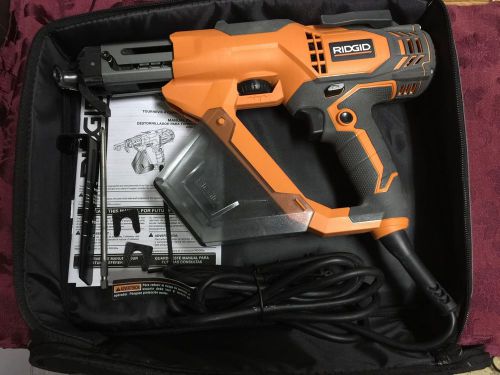 Screwdriver gun ridgid 3&#034; drywall and deck collated r6791 for sale