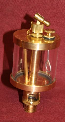 New brass gas engine drip oiler hit &amp; miss fairbanks steam size #3 for sale