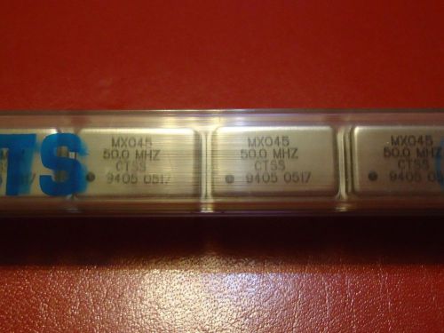 170 ~ CTS 50.0 Mhz MX045 CRYSTAL OSCILLATOR FULL CAN CTSS lot