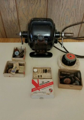 Vintage Ritter Laboratory Motor Dental / jewelry  with lots of attachments