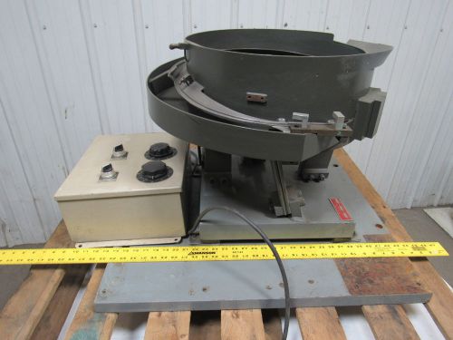 M.w.s. 2240 16&#034;x16&#034; vibratory bowl feeder base w/1 magnetic driver 110v for sale
