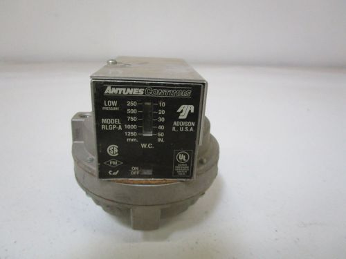 ANTUNES CONTROLS PRESSURE SWITCH 10-50IN. RLGP-A *NEW OUT OF BOX*