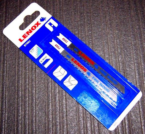 2-Pack Lenox 20335 450J 3&#034; 10-TPI U-Shank Fast Wood Cutting Jigsaw Blades