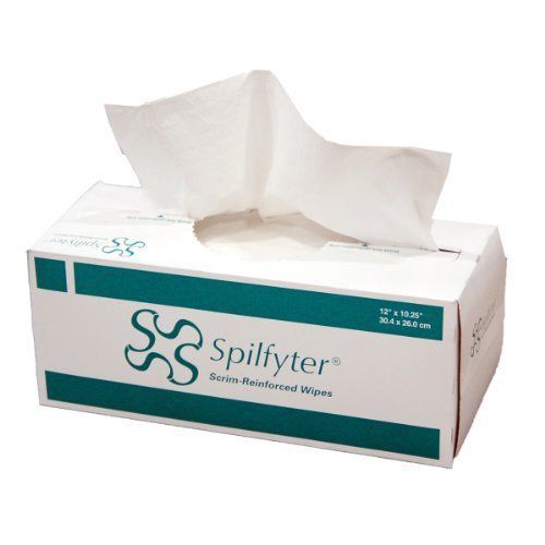 Spilfyter 50900 4-ply medium-duty pop-out box scrim wipe, 12&#034; length x 10-1/4&#034; 6 for sale