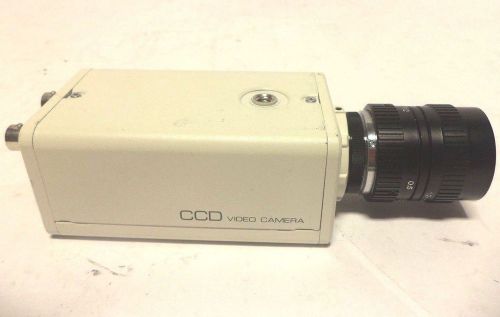 Jai Sensitive Monochrome CCD Video Camera CV-252/ CCTV Lens 6mm, F 1.2