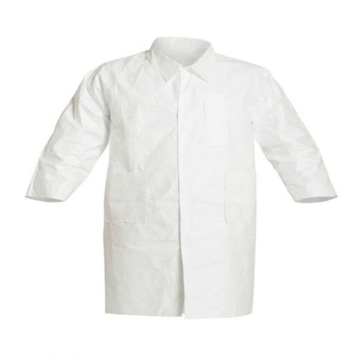 Isoclean ic224s tyvek lab coat, medium, white (pack of 30) (m1493-a) for sale