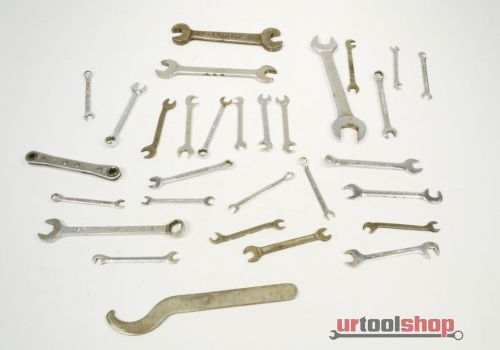 Lot of Assorted Wrenches Open End Wrenches Ignition Wrenches 2643-205